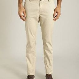 Men Patterned Slim Fit Flat-Front Trousers-image-11