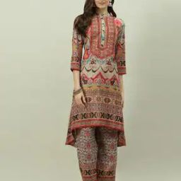 biba Printed A-line Kurta Set-picture-28
