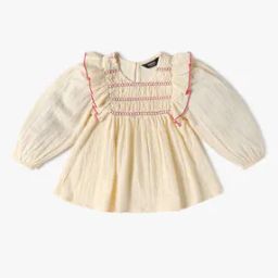 Girls Flared Top with Smocking-image-11