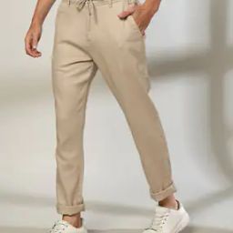 Men Relaxed Fit Flat-Front Chinos-image-51