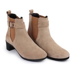 Mid-Calf Boots with Buckle Fastening-image-31