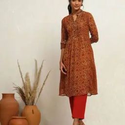 Women Printed A-Line Kurta-picture-36