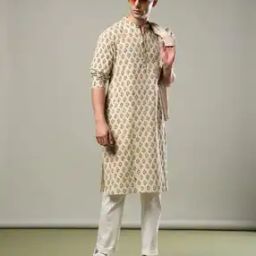 Handblock Print Cotton Kurta-24