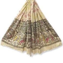 Women Hand Crafted Cotton Madhubani Printed Dupatta-picture-43