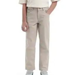Boys Flat-Front Relaxed Fit Trousers-17