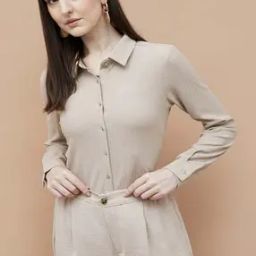 Women Regular Fit Collar Neck Shirt-image-39