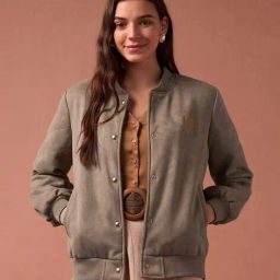 u.s. polo assn. Women Regular Fit Bomber Jacket with Insert Pockets image 1