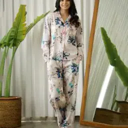 say Women Floral Nightwear Set-picture-41