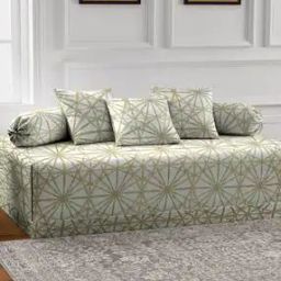 Geometric Print Diwan Set-49