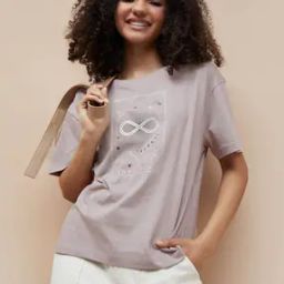 Women Printed Regular Fit Round-Neck T-Shirt-image-31