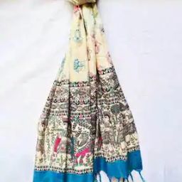 Printed Dupatta with Tassels-image-68