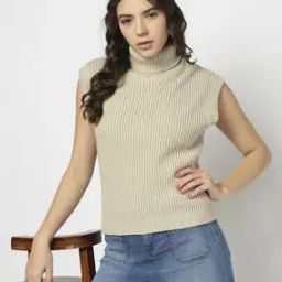 Women Turtleneck Pullover-image-51