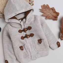 Boys Ribbed Hoodie with Welt Pockets-image-6