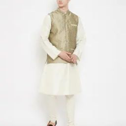 Floral Print Button-down Nehru Jacket-29