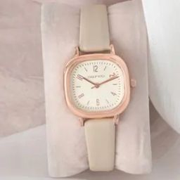 Women Analogue Watch with Leather Strap-AMWW639-image-2