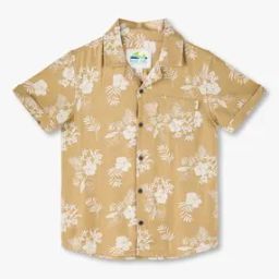 Boys Floral Print Relaxed Fit Shirt with Patch Pocket-image-34