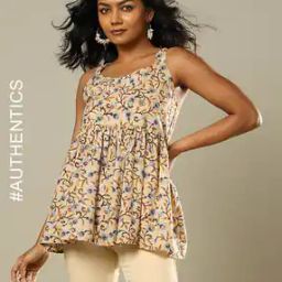 Sanganer Handblock Print Cotton Top-picture-23
