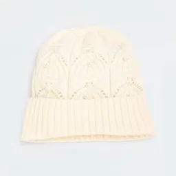 Women Pearl Embellished Beanie-image-4