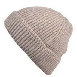 Women Ribbed Beanie with Upturned Hem-picture-42
