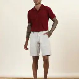 Men Patterned Regular Fit Flat-Front Shorts-image-39