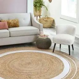 Round Shaped Hand Woven Rugs-18