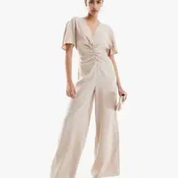 Ruched Front Cutout Back Jumpsuit-image-78