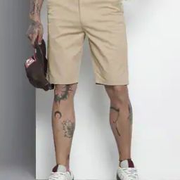 Men Twill Lycra Regular Fit Chino Shorts-picture-37