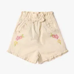 Girls Embroidered Mid-Rise Shorts-picture-21
