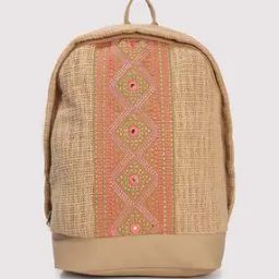 Women Embroidered Backpack with Adjustable Straps-image-89