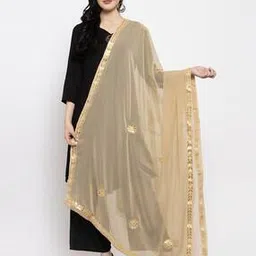 Floral Embroidered Dupatta-image-30