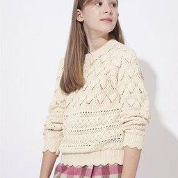 Girl Self-design Pullover-35