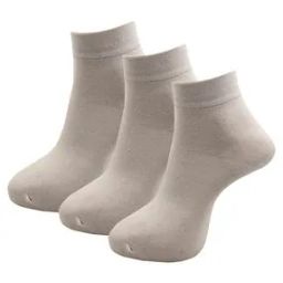 Pack of 3 Solid Ankle-Length Socks-image-20