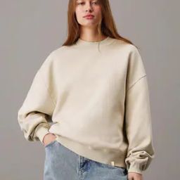 Women Oversized Crew-Neck Sweatshirt-image-55