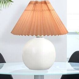 Bedside White Ceramic Table Lamp -picture-12