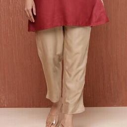 fabindia Women Viscose Silk Pant-picture-12