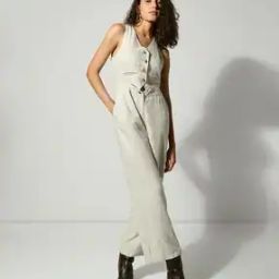 Women Jumpsuit with Insert Pockets-picture-8