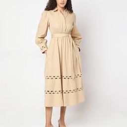 Women Shirt Dress with Belt-image-71