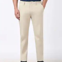 peter england casuals Men Slim Fit Flat-Front Chinos-picture-31