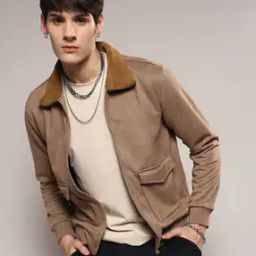 Men Regular Fit Zip-Front Biker Jacket-picture-26