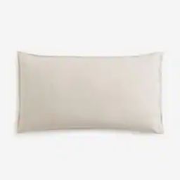 Washed Linen Square Pillowcase-18