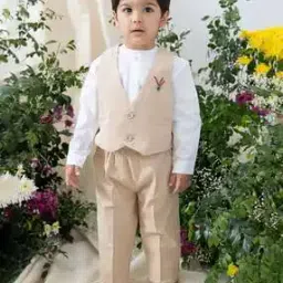 Boys Embroidered Shirt & Pants Set-picture-37