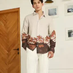 campus sutra Men Regular Fit Shirt with Full Sleeves-picture-33