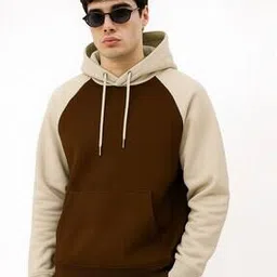  Oversized Fit Colour-Block Sweatshirt-image-24