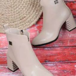 Women Almond-Toe Ankle-Length Boots with Zip Closure-image-61