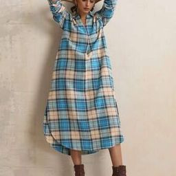 Women Checked Shirt Dress-image-55