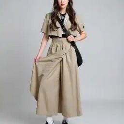Women Wrap Skorts with Elasticated Waist-picture-4