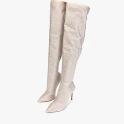 Knee-Length Boots with Zip Closure-picture-50