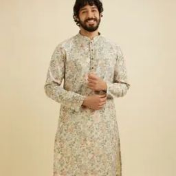 Men Floral Long Kurta-picture-53