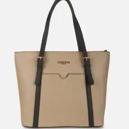 Women Tote Bag with Dual Handles & Metal Accent-image-23