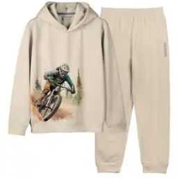 Girls Graphic Pants with Top-image-74